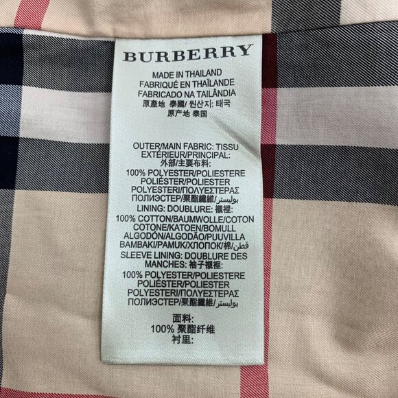 Burberry Black cotton notched-collar single-breasted long-sleeve trench coat - Picture 6 of 7